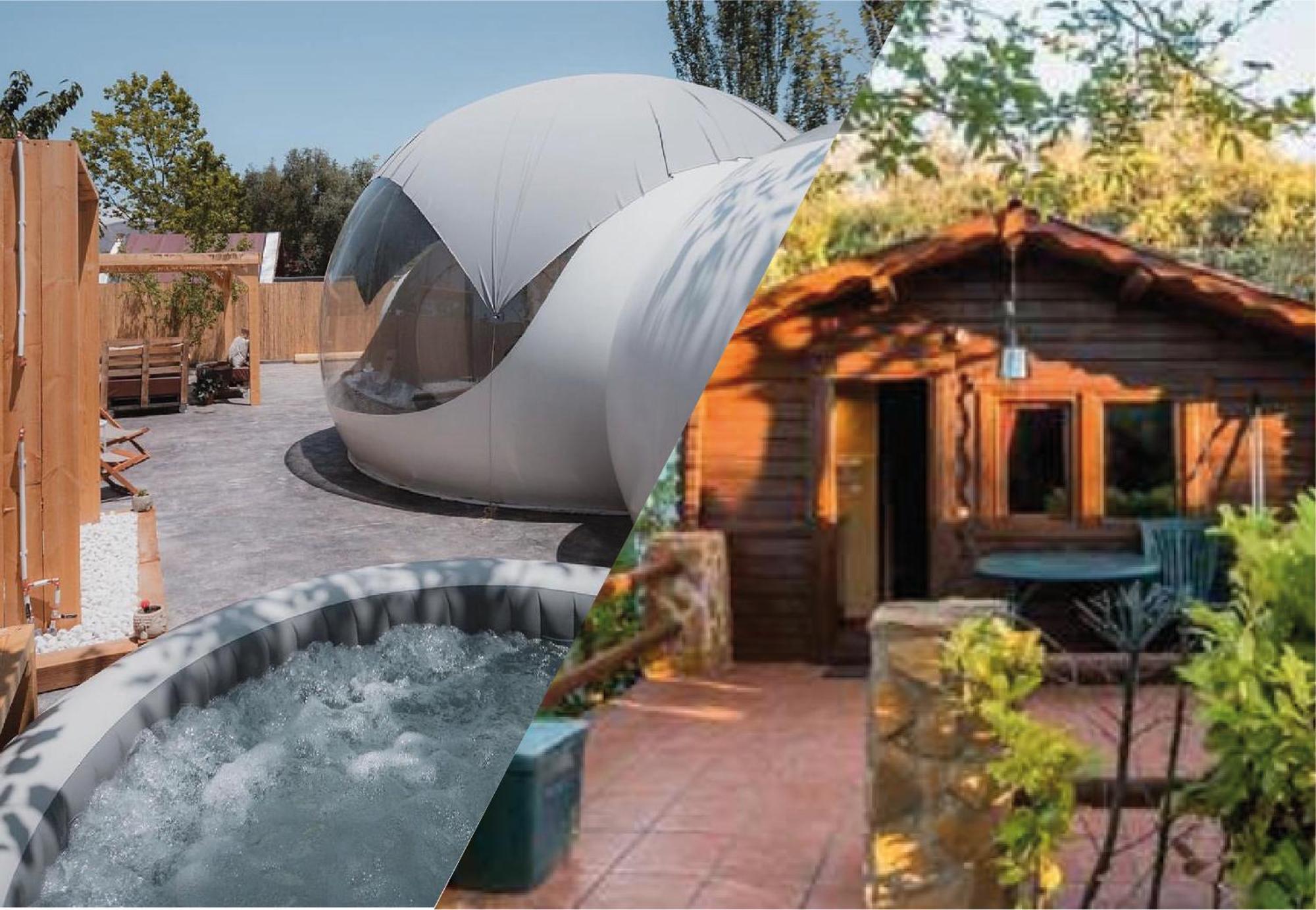 Fuente Del Lobo Glamping & Bungalows - Adults Only بينوس جينيل المظهر الخارجي الصورة